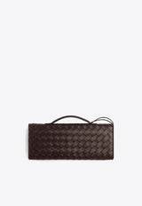 Andiamo Long Clutch in Intrecciato Lamb Leather