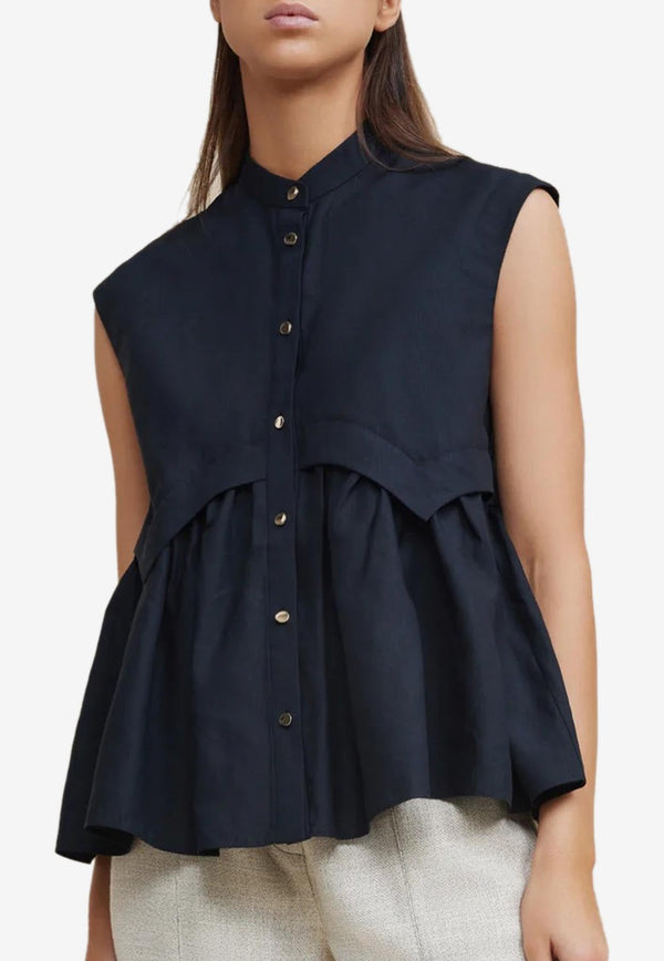 Bullard Top with Pleating Details