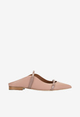 Maureen Flat Mules in Nappa Leather