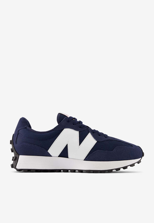 327 Low-Top Sneakers in Natural Indigo with White