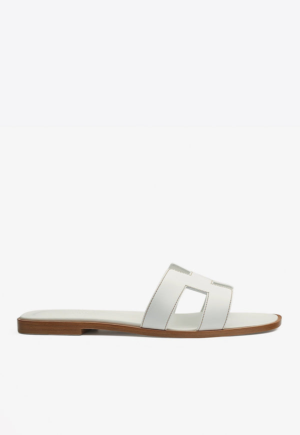 Oran H Cut-Out Sandals in Calf Leather