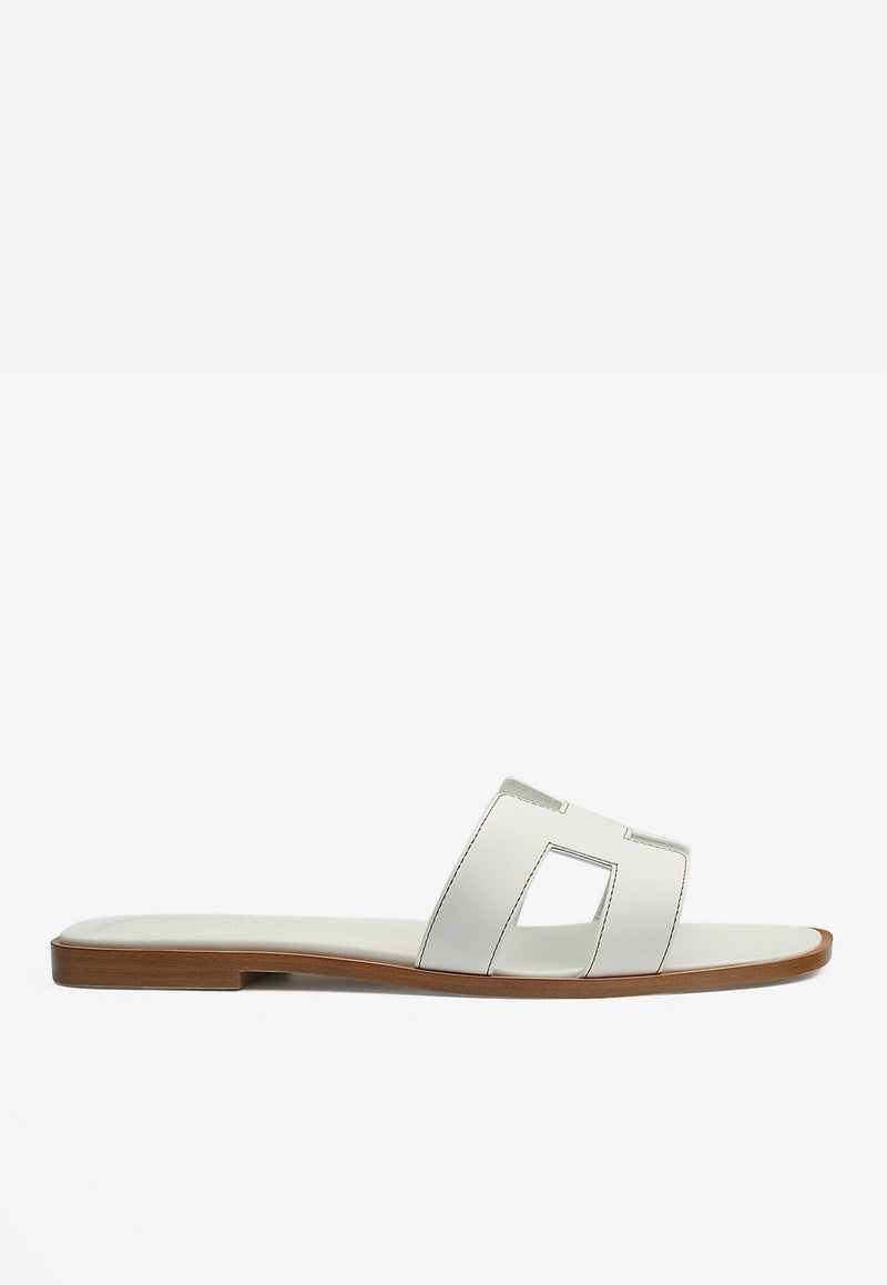 Oran H Cut-Out Sandals in Calf Leather