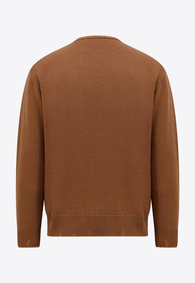 Logo Patch Cashmere Sweater