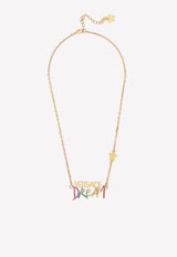 Crystal-Embellished Dream Pendant Necklace