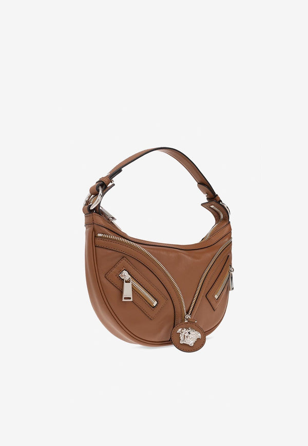 Small Repeat Hobo Leather Shoulder Bag