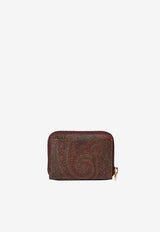 Paisley Logo Zipped Cardholder