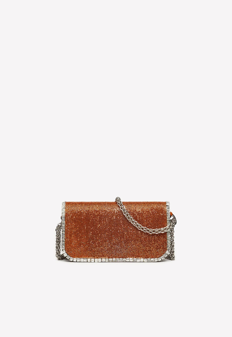 Small Locò VLogo Crystal Shoulder Bag