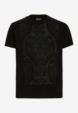 Paisley Embroidered T-shirt