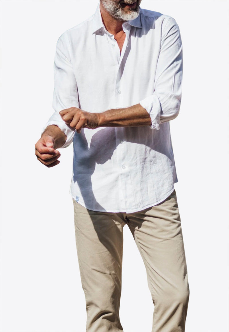 Divin Button-Up Shirt in Linen