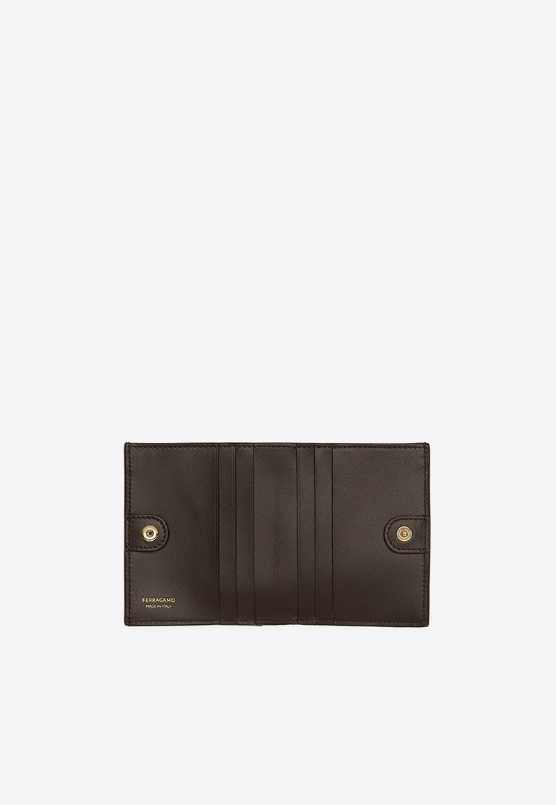 Bi-Fold Ombre French Wallet in Calf Leather