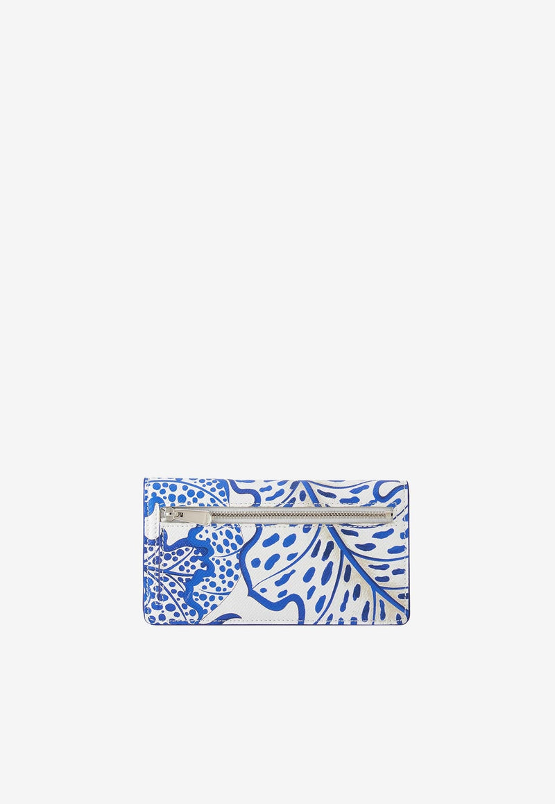 Gancini Printed Leather Wallet