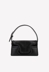 VLogo Sculpture Leather Shoulder Bag