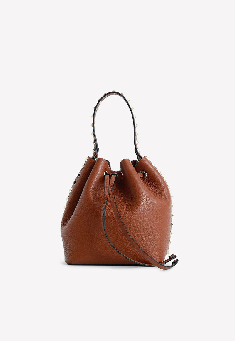 Rockstud Bucket Bag in Calf Leather