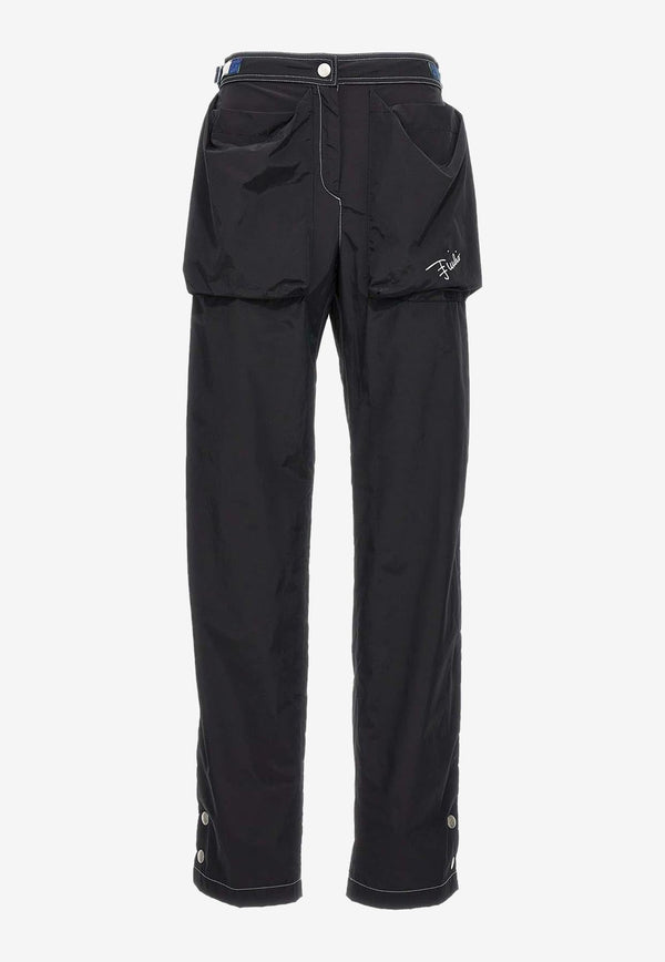 Logo-Embroidered Cargo Pants
