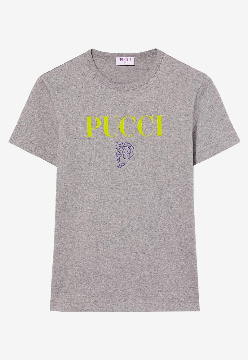 Short-Sleeved Logo-Print T-shirt