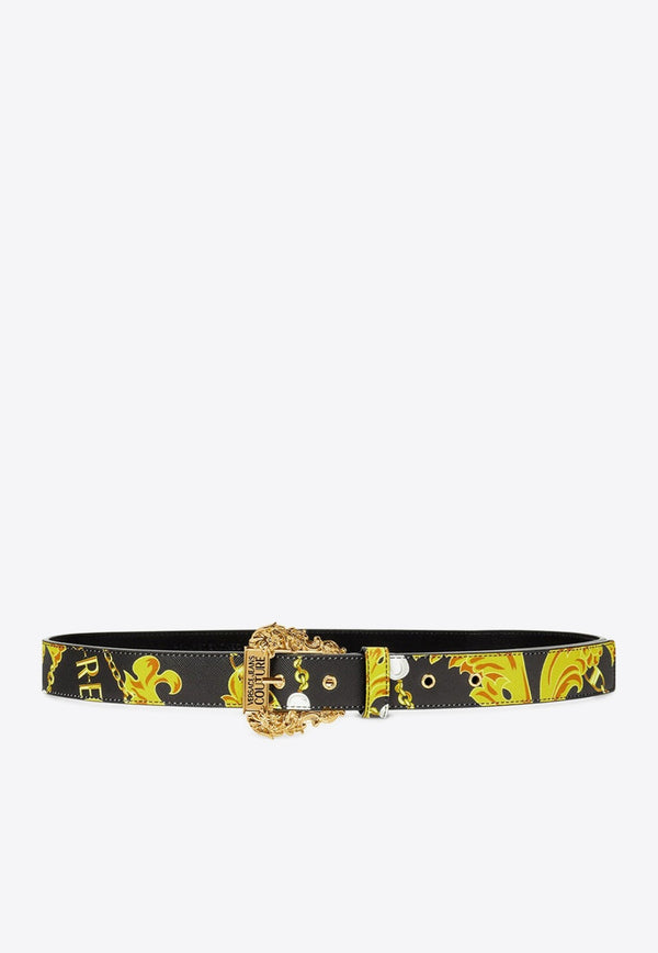 Chain Couture Print Belt