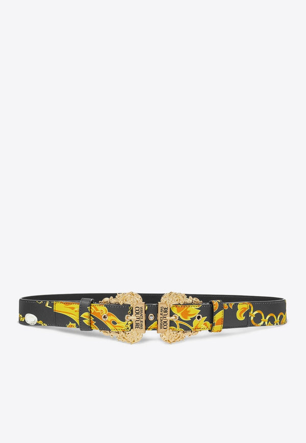 Chain Couture Print Belt