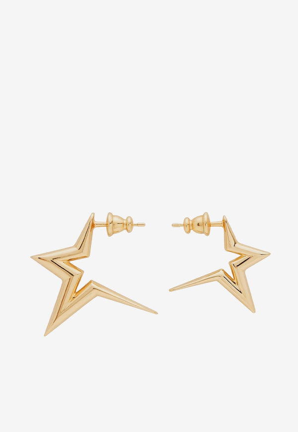 3D Star Earrings
