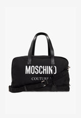 Logo Print Duffel Bag