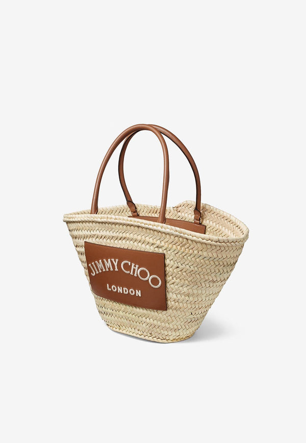 Medium Raffia Beach Basket Bag