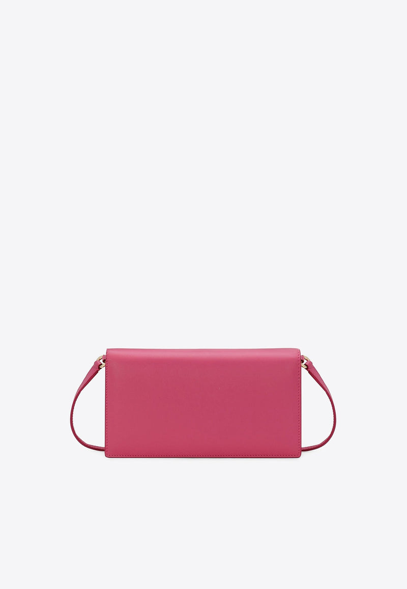 DG Logo Calf Leather Clutch