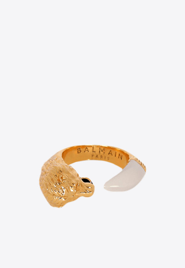 Lion Pearl Detail Ring
