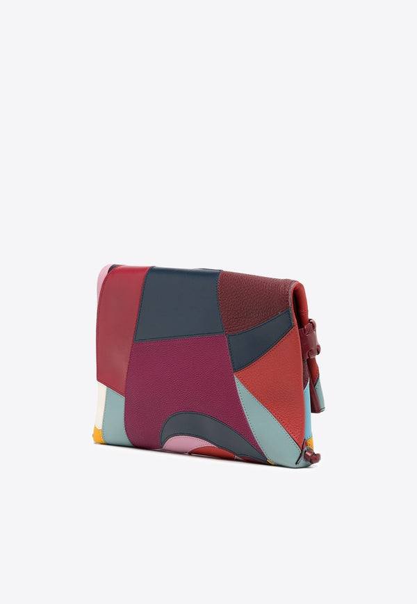 Abstract Patchwork Clutch