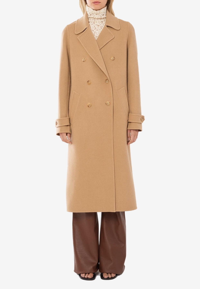 Masculine Wool and Cashmere Overcoat