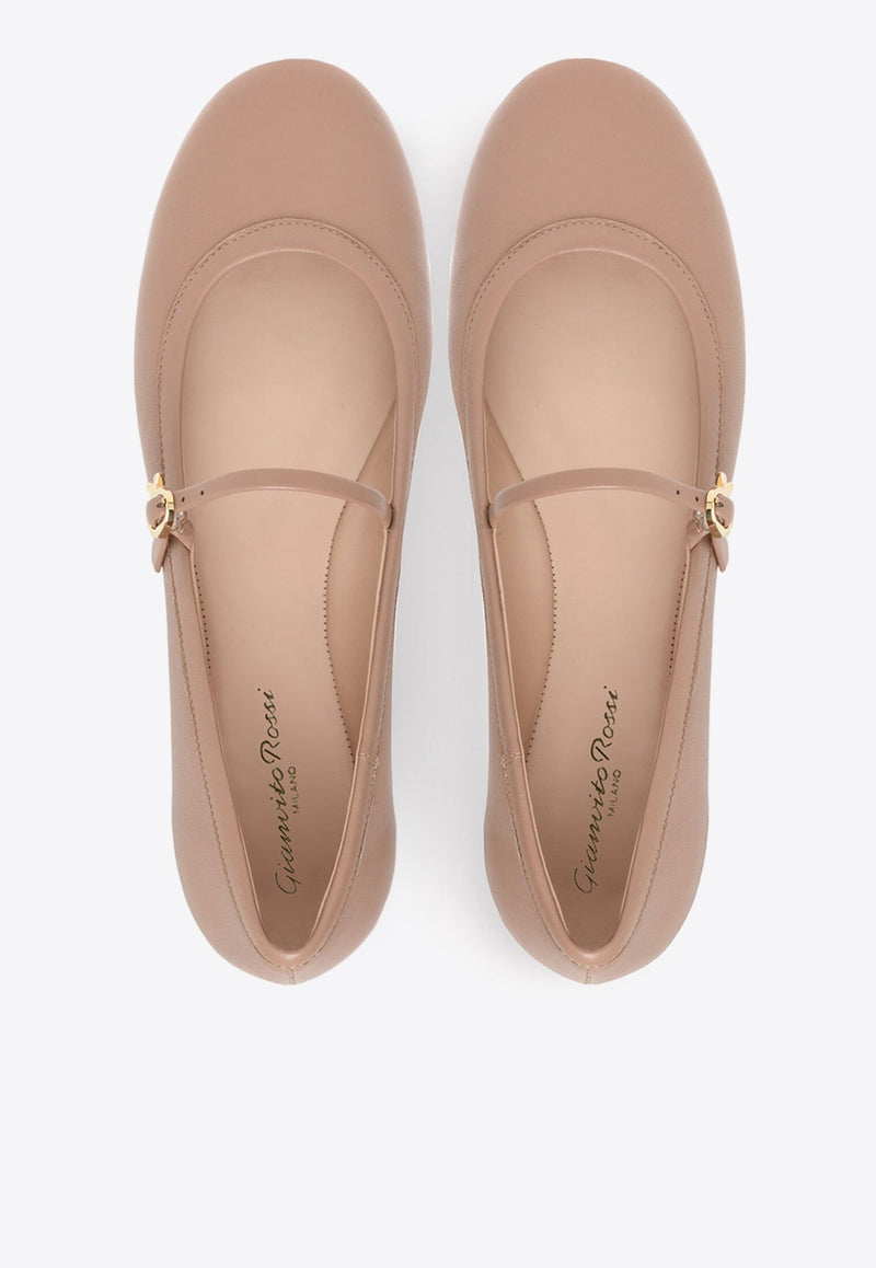 Carla Leather Ballerina Shoes
