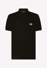 Logo-Plaque Polo T-shirt