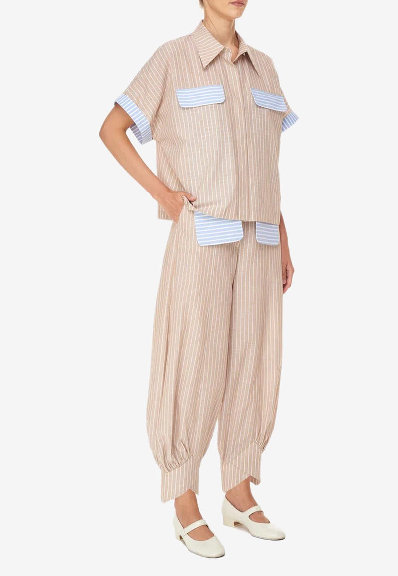 Kum Striped Oversized Shirt