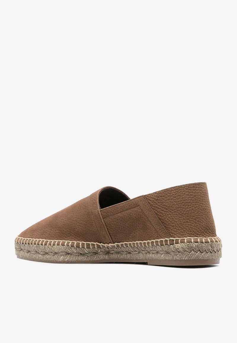 Logo Leather Espadrilles