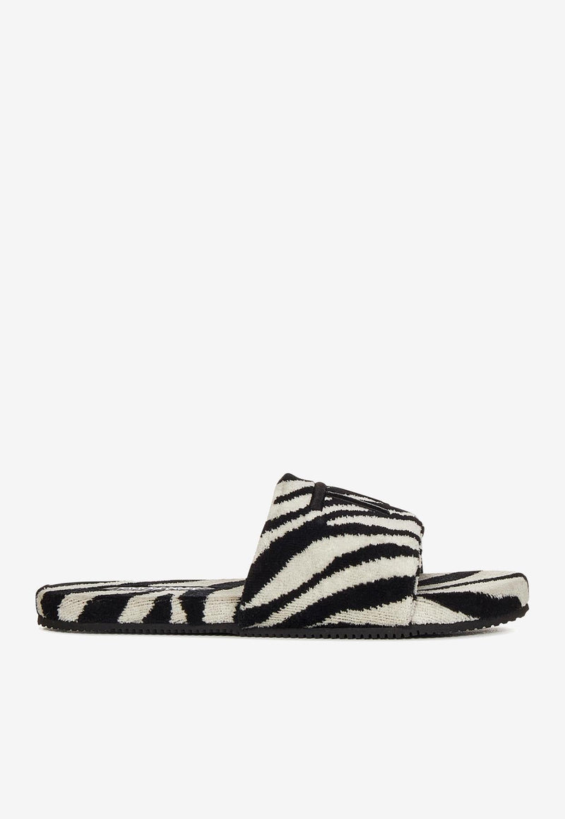 Zebra Print Slippers