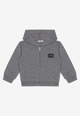 Baby Boys Logo Plate Hoodie