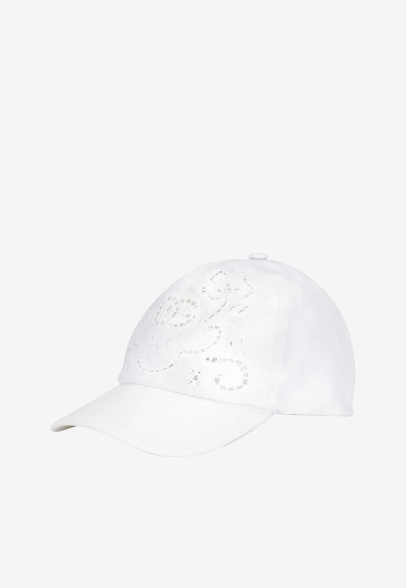 Girls Openwork Logo Baseball Cap