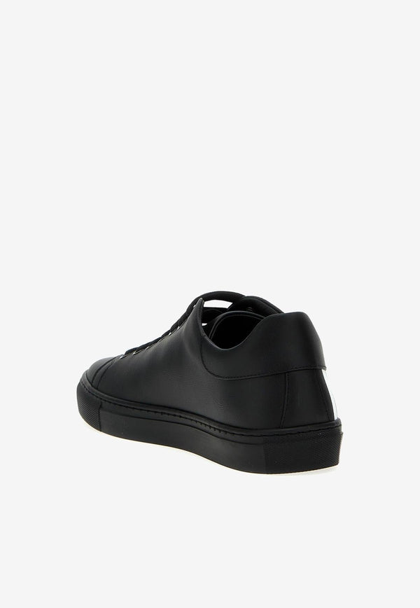 Logo Low-Top Leather Sneakers