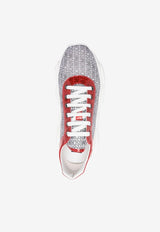 All-Over Logo Low-Top Sneakers