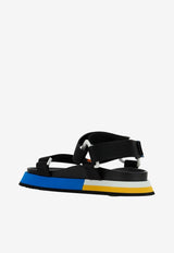 Logo Velcro Strap Sandals