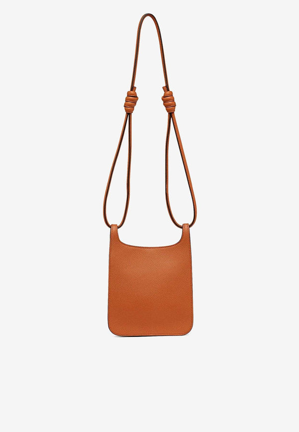 Mini Himmel Grained Leather Hobo Bag