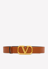 VLogo Reversible Leather Belt