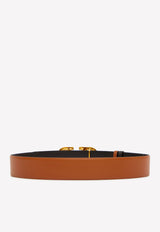 VLogo Reversible Leather Belt