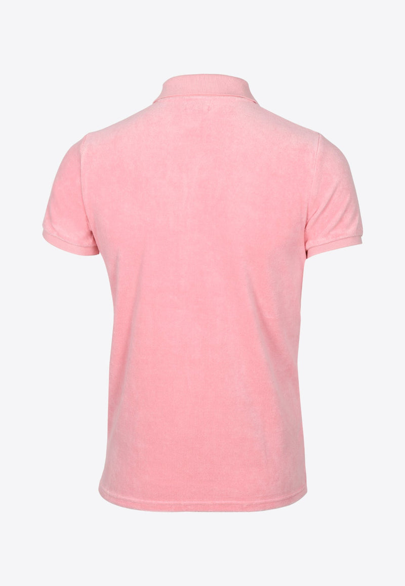 Cabanon Polo T-shirt in Baby Pink