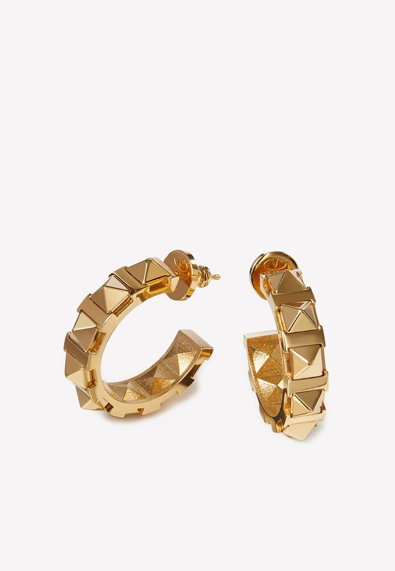 Rockstud Metal Hoop Earrings