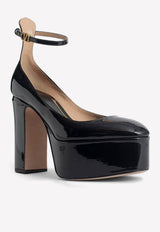 Tan-Go 120 Patent Leather Platform Pumps