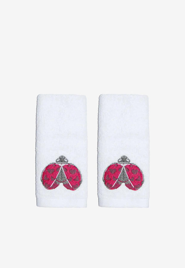 Lady Bug Face Towels - Set of 2